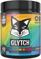 🎮 glytch gaming energy supplement powder – gamer and esports drink mix | boosts focus, stamina, memory, processing speed | sugar-free with vitamins | rainbow magik flavor – 40 servings logo