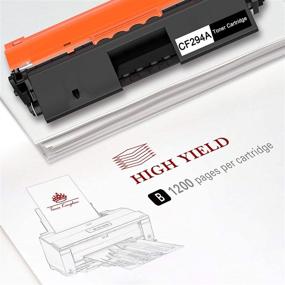 img 2 attached to 🖨️ High-Quality Toner Kingdom Compatible Cartridge for HP 94A CF294A | Use with M118dw MFP M148dw M148fdw M149fdw | Black (2 Pack)