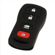 🔒 nissan infiniti key fob remote case cover skin protector: enhance durability and shield from wear logo