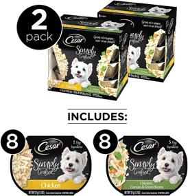 img 3 attached to Drool-Worthy Variety Packs: Cesar Simply Crafted Meal Topper – Wet Dog Food Delights!