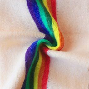 img 3 attached to Уютные модные вязаные шарфы для маленьких девочек и мальчиков: мягкие, теплые, идеальные для зимы и осени