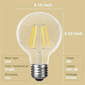 img 3 attached to SHINESTAR Dimmable Vintage LED 💡 Bulb - Perfect for Bathroom Lighting