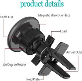 img 2 attached to 📱 Магнитное автомобильное крепление для телефона IKOPO - универсальный держатель для мобильного телефона на автомобильном воздуховоде | Сильный магнит | iPhone, Samsung, LG, Google Nexus, Huawei, GPS | Купить сейчас! (Note: "Google Nexus" may also be written as "Гугл Нексус")