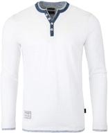 👔 zimego mens henley shirts zg zgls247: stylish comfort for every occasion logo