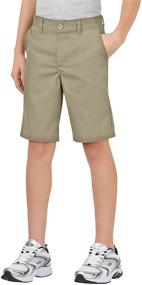 img 3 attached to Dickies Khaki Stretch Waist Front Boys' Clothing