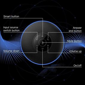 img 4 attached to Bluetooth Speakerphone Conference Microphone Self Adaptive Office Electronics