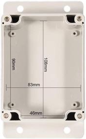 img 1 attached to 📦 Transparent Universal Enclosure by Uxcell - 115mm x 90mm x 56mm