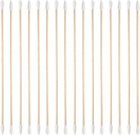 img 2 attached to 300 Pieces of Norme 6 Inch Caliber Cleaning Swabs with Wooden Handle for Jewelry, Ceramics, Electronics - Round/Pointed Tip - Includes Storage Case