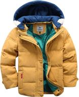 🧥 farvalue winter quilted windproof outwear: boys' clothing jackets & coats that keep your kids warm and stylish! logo