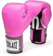 🥊 everlast pro style training gloves for women - pink, 8 oz. logo