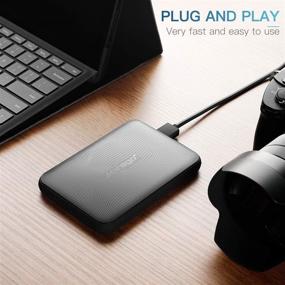 img 1 attached to 💻 Cirago 320GB Slim External Portable Hard Drive - Fast USB 3.0, Shock-Proof - Ideal for PC, Mac, Laptop, Xbox, PS4 - Sleek Black Design