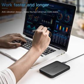 img 2 attached to 💻 Cirago 320GB Slim External Portable Hard Drive - Fast USB 3.0, Shock-Proof - Ideal for PC, Mac, Laptop, Xbox, PS4 - Sleek Black Design