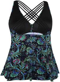 img 2 attached to Firpearl Womens Tankini Swimsuits Swimwear