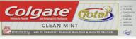 🦷 colgate total toothpaste - 12 pack, tsa approved, travel size, clean mint - 0.75 oz each logo