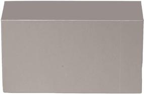img 3 attached to Jillson Roberts Small Magnetic Closure Gift Boxes - 2-Pack, 5 Color Options, Metallic Silver Matte
