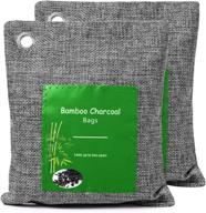 🌿 merlerner 2-pack bamboo charcoal bag for home, car, shoes, refrigerator - activated bamboo charcoal bags (2/4/6 pack, 2 colors) logo