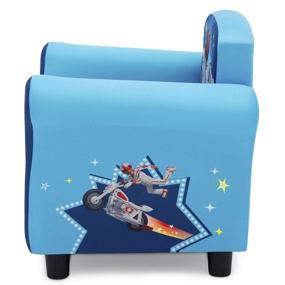 img 1 attached to Delta Children Upholstered Chair: A Fun Disney/Pixar Toy Story 4 Seating Solution