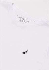 img 2 attached to 👕 Nautica Boys' Solid V-Neck T-Shirt in Short Sleeve