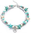 yalice starfish turquoise bracelet silver 5 logo