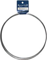 🔗 zinc metal rings for crafting by realeather crafts - 7-inch diameter, pack of 3 logo