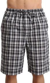 img 3 attached to Pajamas Pockets Elastic Drawstring Sleeping Men's Clothing