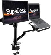 supedesk adjustable compatible notebook mackbook logo