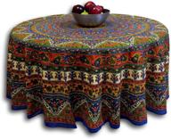 🌺 magnificent indian mandala print cotton tablecloth: elevate your dining experience with an exquisite touch logo