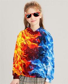 img 1 attached to 👕 Colorful Novelty Sweatshirts for Boys - Hgvoetty Hoodies
