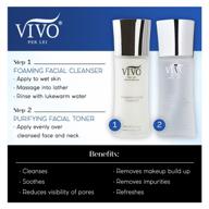 🧖 vivo per lei foaming face cleanser and dead sea toner kit - facial cleanser and toner set - gentle cleanser and toner for all skin types logo