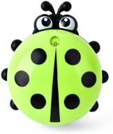 cute ladybug kitchen timer: 60 minutes mechanical clock loud alarm manual timer, green logo