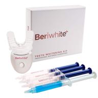 🦷 beriwhite teeth whitening kit: fast & painless 20-minute stain removal with desensitizing gel & whitening gels logo