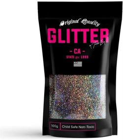 img 4 attached to 🎨 TWISTED ENVY Charcoal Holographic Ultra Fine Premium Glitter: Versatile Craft Supply for Paper, Glass Decorations, and DIY Projects