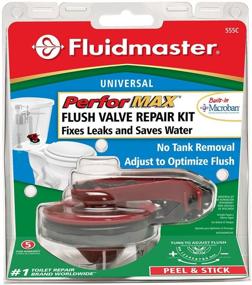 img 1 attached to 🚽 Fluidmaster 555CRP8 Universal PerforMAX Toilet Flush Valve Repair Kit - 5 Minute Solution, 2 In.
