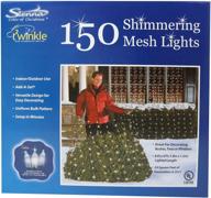 ✨ 150 shimmering mesh 4x6 twinkle net lights логотип