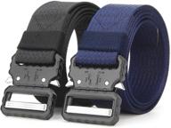 men's adjustable tactical webbing military release belts - optimized accessories for enhanced functionality logo