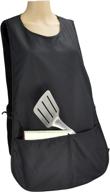 👕 dalix cobbler apron black - 2 pockets smock, regular size 28.5" x 18.5" for versatile use logo