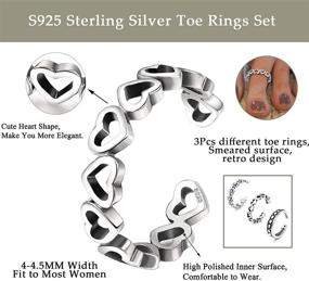 img 1 attached to FUNRUN JEWELRY Sterling Vintage Adjustable Women's Jewelry and Body Jewelry