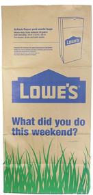 img 2 attached to 🗑️ Lowes 30 Gallon Paper Lawn and Leaf Trash Bags, 5 Count (Pack Of 3) - Bulk Pack of 15 Bags