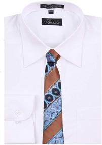 img 1 attached to 👔 Bold and Stylish: B 11601 Orange Taupe Fashion Necktie - Perfect Boys' Accessory for Neckties