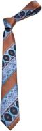 👔 bold and stylish: b 11601 orange taupe fashion necktie - perfect boys' accessory for neckties logo