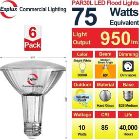 img 3 attached to 🔌 Explux Premium Full Glass Dimmable Industrial Electrical: High-Quality, Energy-Efficient Solution