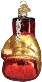 img 1 attached to Boxing Gloves Glass Blown Ornaments for Christmas Tree - Old World Christmas Sports Collection