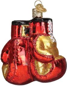 img 2 attached to Boxing Gloves Glass Blown Ornaments for Christmas Tree - Old World Christmas Sports Collection