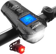 🚴 chileaf bike speedometer set - bicycle headlight taillight with horn, usb rechargeable front light, waterproof odometer and tail light логотип