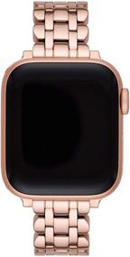 img 2 attached to ⌚ Ремешок из нержавеющей стали для Apple Watch Kate Spade - сменные ремешки для часов 38/40 мм серий 1-6