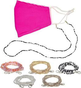 img 4 attached to Lanyard Sunglasses Facemask Necklace Multifunction