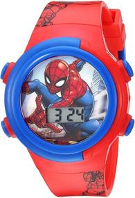 img 3 attached to Marvel Quartz Plastic Watch Color Boys' Watches