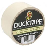 🦆 glow in the dark duck brand 281261 duck tape: illuminate and secure, 10ft x 1-7/8" width logo