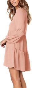 img 1 attached to Amoretu Women Sleeve Dresses Medium Women's Clothing for Swimsuits & Cover Ups