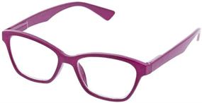 img 3 attached to 😎 Advanced Glitz and Glam Focus Cat-Eye Blue Light Blocking Reading Glasses for Women by Peeperspecs